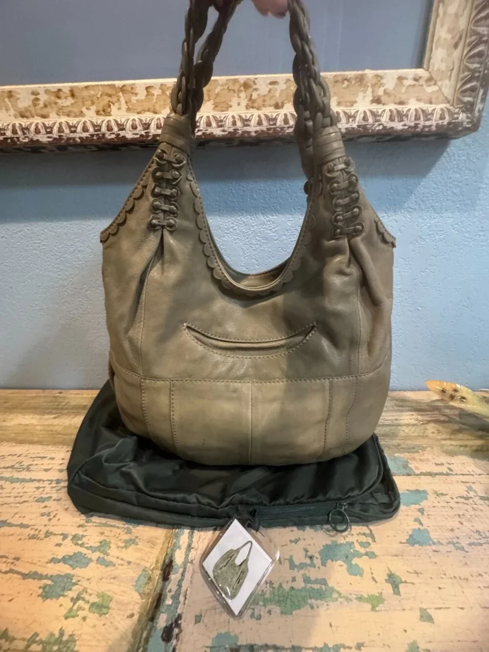 GUC LOCKHEART PINWHEEL GREEN BAG